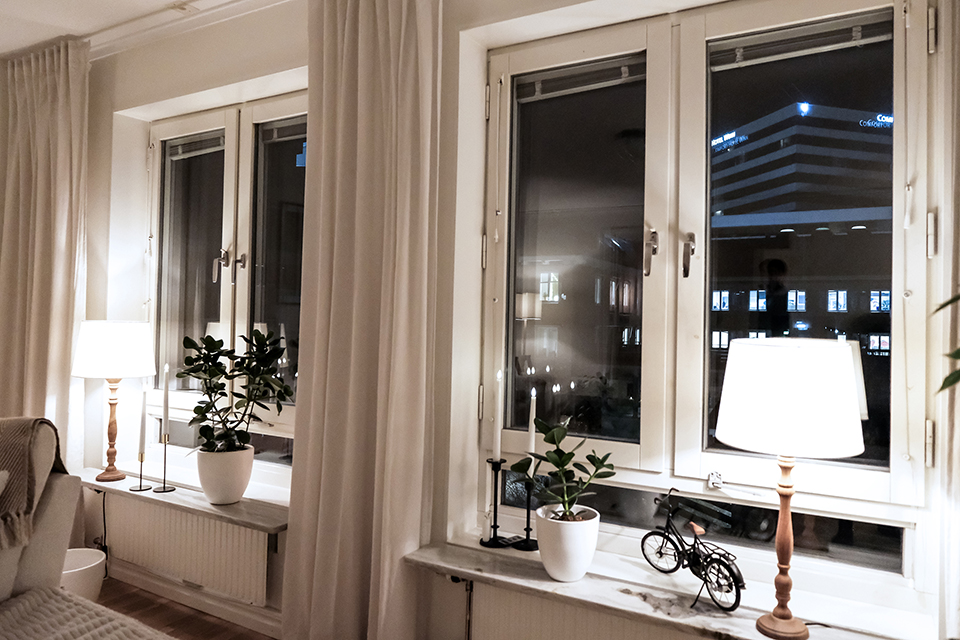 Utsikt över centrala Umeå