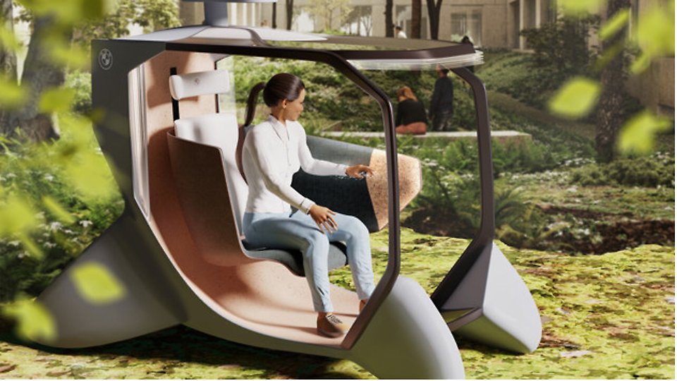 BMW Sense The design team behind the concept is Amanda Wallgren, Linda Kraft and Marton Szalai. Image: Umeå Institute of Design